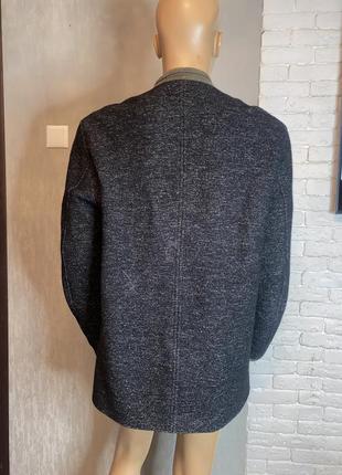 Австрийский винтажный шерстяной кардиган пиджак жакет очень большого размера батал steinbock2 фото