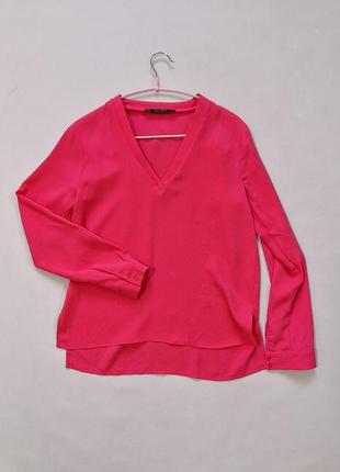 Блуза zara рожева фуксія2 фото