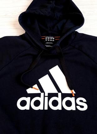 🖤 худі adidas, оригінал, фірмова кофта з капюшоном, з кишенями,  бавовняна, молодіжна, чоловіча, унісекс,4 фото