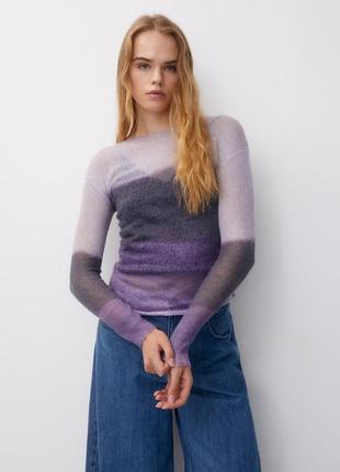 Тонкий ажурний светр pull&amp;bear 75553281 фото