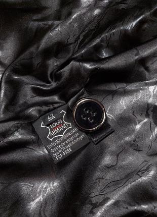 Жіночий шкіряний піджак жакет louis armand люкс якість бренд7 фото