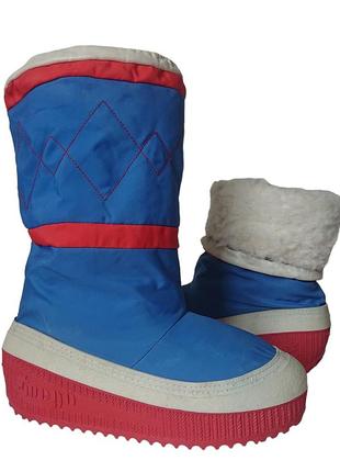 Фирменные винтажные тёплые сапоги дутики сноубутсы из германии