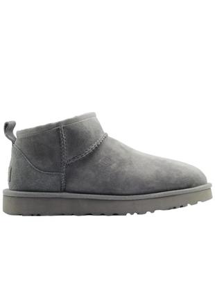 Угги угги угги угги ugg classic ultra mini grey