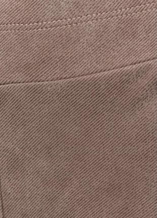 Демми замшевые лосины лосины брюки беж есть эко кожа и зимние заходы- xs s 44-464 фото