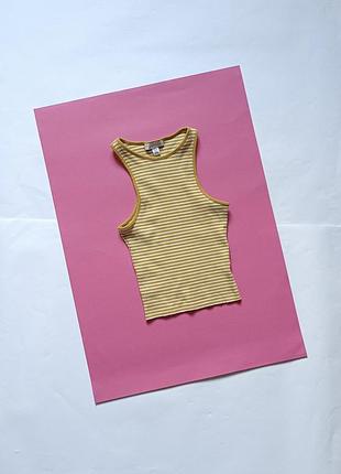 Супермодний топ топік у смужку topshop
