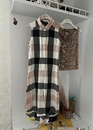 Платье рубашка в клетку atmosphere