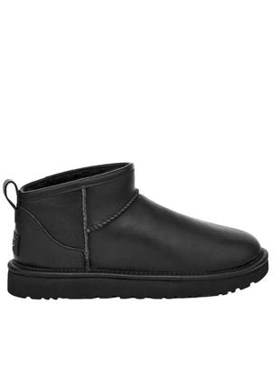 Угги угги угги угги ugg classic ultra mini fully leather black