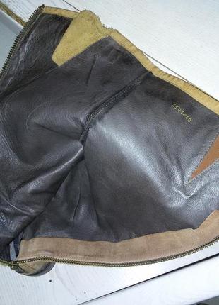 Нубуковые высокие сапоги премиального бренда billibi (дания) 40 размер10 фото