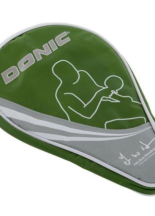 Чехол на ракетку для настольного тенниса donic waldner mt-818537  зеленый (60508567)