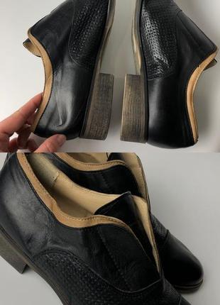 Кожаные туфли итальянского бренда pittarello размер 42 полуботинки натуральная кожа vera gomma10 фото