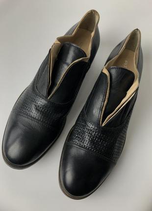 Кожаные туфли итальянского бренда pittarello размер 42 полуботинки натуральная кожа vera gomma5 фото