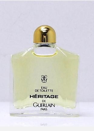 Guerlain heritage eau de toilette 4 ml миниатюра