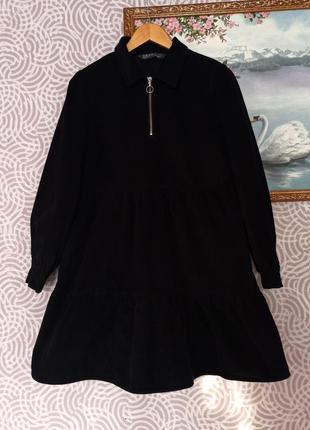 Черное трендовое платье4 фото