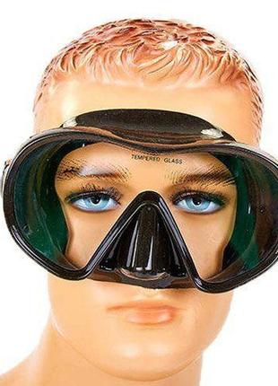 Маска для плавання m105 чорний (60363044), zelart