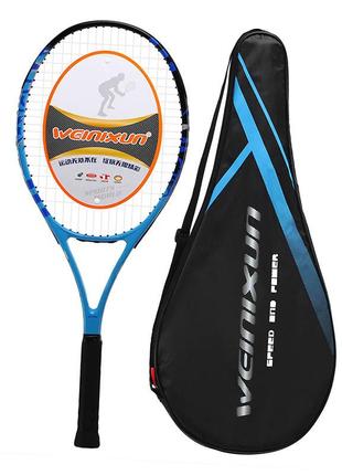 Ракетка для большого тенниса weinixun pro-800b  сине-черный (60508681)