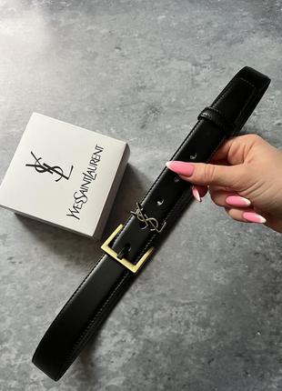 Женский кожаный ремень в стиле ysl yves laurent