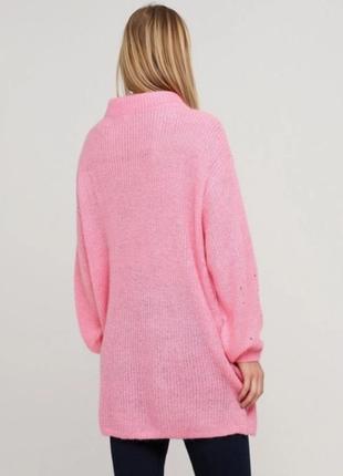 Теплый удлиненный свитер свитерок/платье4 фото