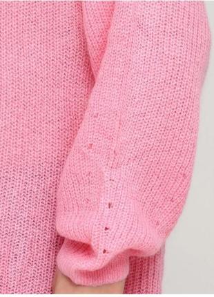 Теплый удлиненный свитер свитерок/платье6 фото