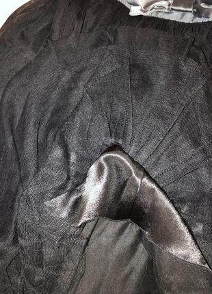 Мини юбка с фатином и бантом на поясе naf naf 345 фото
