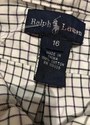 Сорочки polo ralph lauren на 12-14 років (2 шт.)4 фото