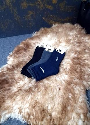 Махровые мужские носки nike1 фото