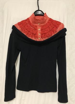 Святкова кофтинка з кружевом