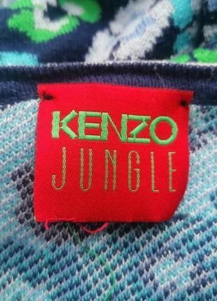 Свитер kenzo jungle 100% винтаж5 фото