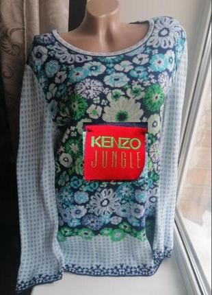 Свитер kenzo jungle 100% винтаж