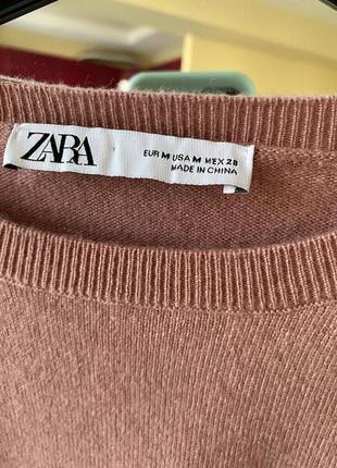 Zara шерстяной свитер2 фото