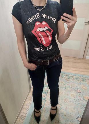 Футбока rolling stones  в стилі zara