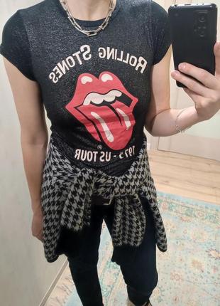 Футбока rolling stones  в стилі zara3 фото