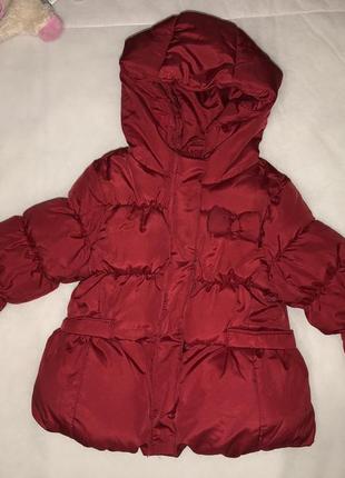 Куртка zara 9-12m 80cm