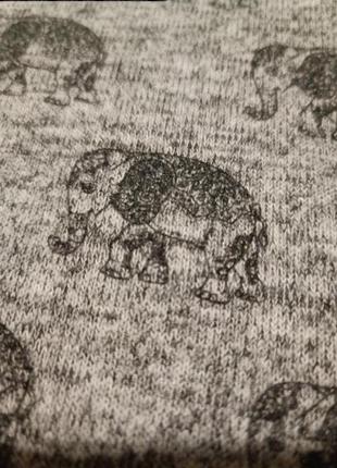 💥теплая мягкая туника слоники р. 46-486 фото