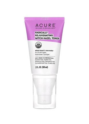 Acure radically rejuvenating, тонік із гамамелісом, 59 мл (2 рідк. унції)