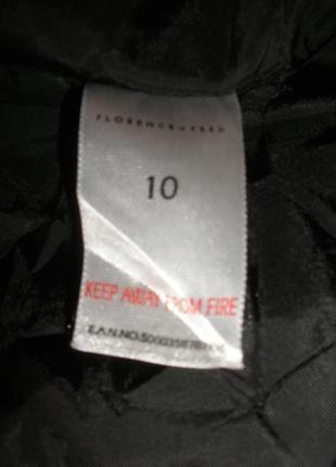 Шерстяная юбка а-силуэта с вышивкой сутажным шнуром9 фото