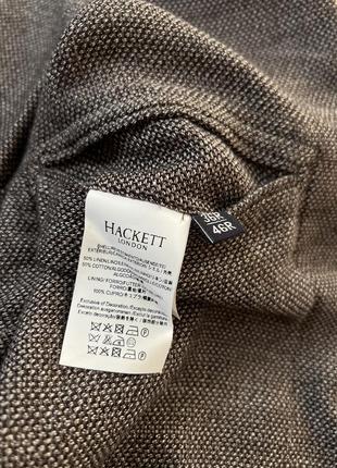 Hackett london льняний блейзер піджак6 фото