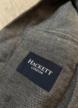Hackett london льняной блейзер пиджак3 фото