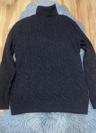 🔥 очень крутой удлиненный свитер шерсть/кашемир2 фото