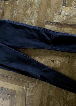 Скинни zara xs базовые черные джинсы скинни на высокой посадке с высокой посадкой с разрезами на коленях с дырками джинсовые штаны скини8 фото