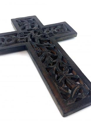 Різний хрест із дерева (29 х 20 х 1 см)2 фото