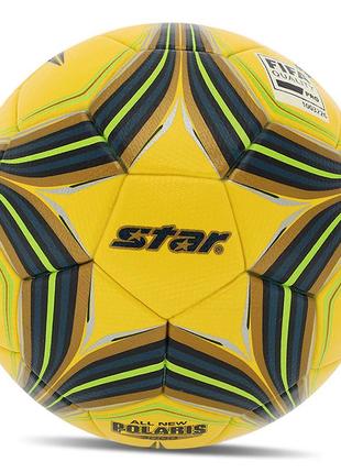 Мяч футбольный all new polaris 3000 fifa sb145ftb №5 желто-салатовый (57623005)