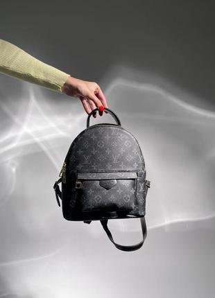 Женский рюкзак louis vuitton palm springs backpack black blue