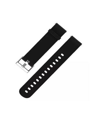 Amazfit gts комплект для смарт годинника (ремінець і бампер), black-red2 фото