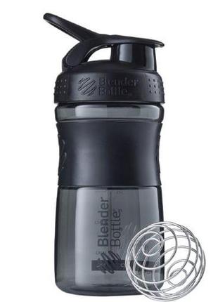Шейкер спортивний (пляшка) blenderbottle sportmixer 20oz/590ml black (original)