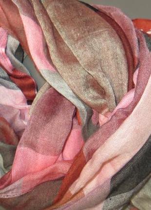 Классный многоцветный шарф esprit1 фото