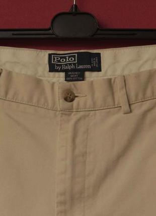 Polo ralph lauren рр 40 prospect short шорты из хлопка, плотная чино ткань5 фото