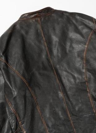 Sf vintage leather jacket&nbsp;мужская кожаная куртка7 фото