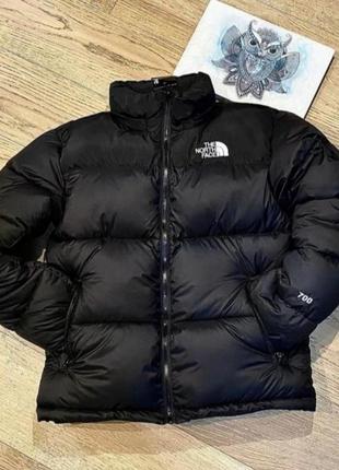 Распродаж! зимний пуховик the north face 700 1996 retro nuptse jacket black3 фото