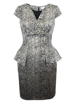 Сукня philip 50 l-xl платье р. 44 парча плотное платье нарядное плаття сукні святкова вечірня випускна новий ік