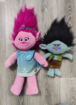 Тролль троль розочка оригинал trolls build and bear.1 фото